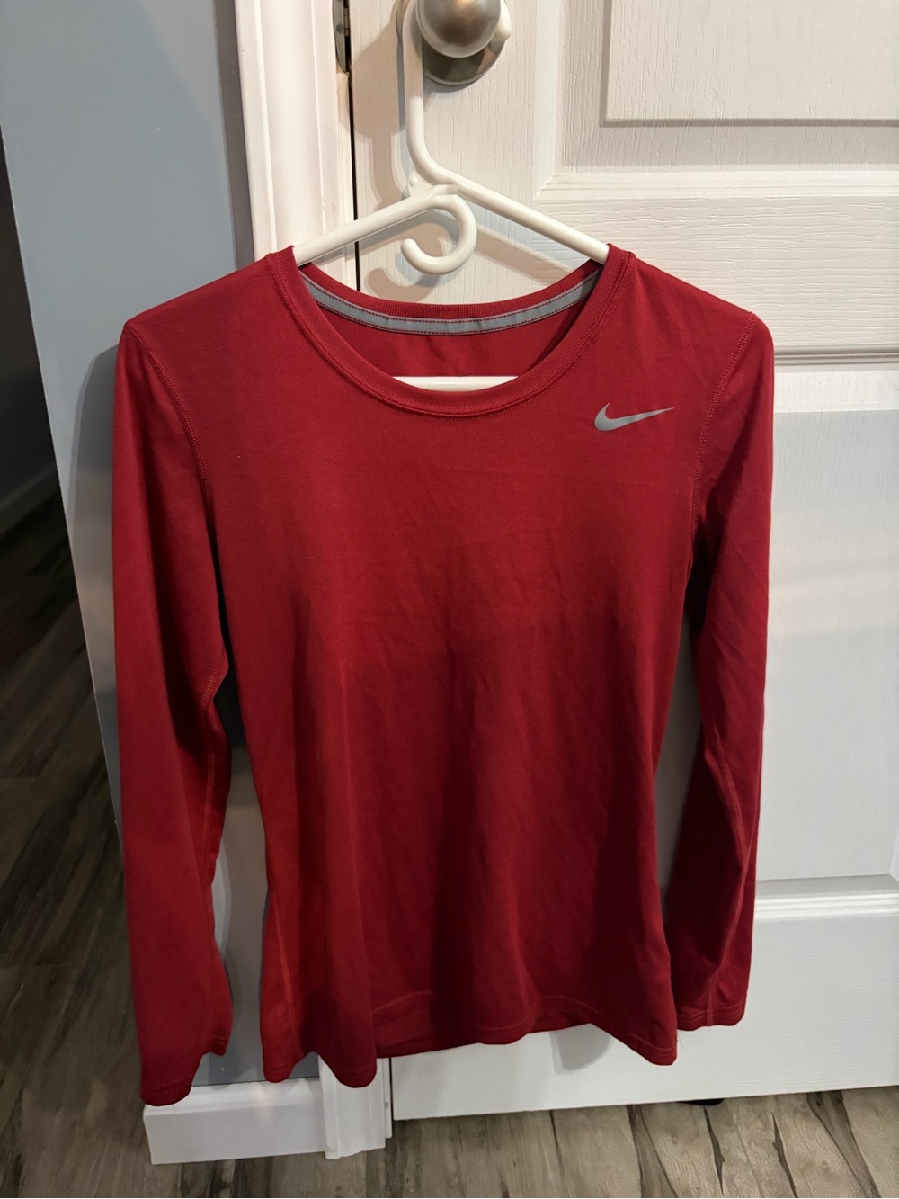 Nike Red Dri-FIT Athletic Long Sleeve Top